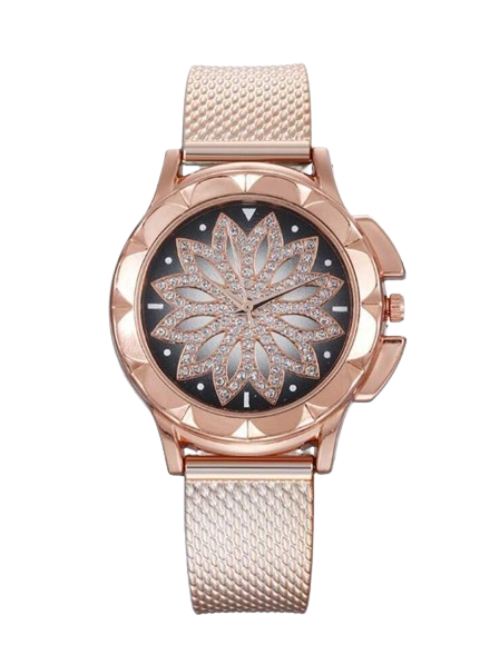 Luxury Rose Gold Ladies Watch